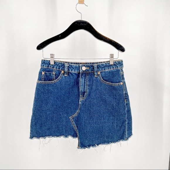 Urban Outfitters BDG asymmetrical denim mini skirt - Picture 1 of 7